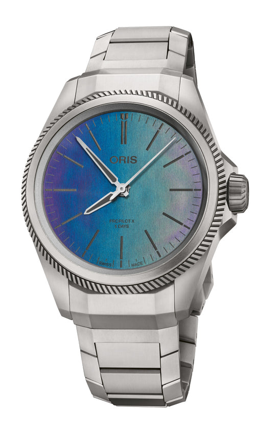 Propilot X Calibre 400 Laser Watch - Titanium, Iridescent Dial, 39.00 mm