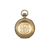 tiffany gold hunting case pocket watch back engraved design