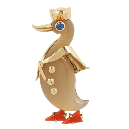 CARTIER Vintage Sailor Duck Pin