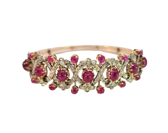 Florentine Ruby and Diamond Bracelet