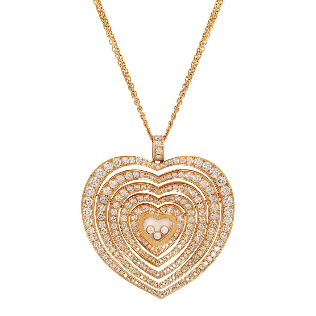 Rose Gold Chopard Asia Chopard L'Heure Du Diamant 18K Rose Gold