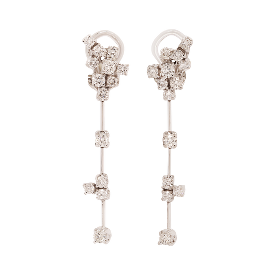 STEFAN HAFNER Diamond Drop Earrings