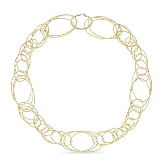 HAWAII Oval Link Gold Necklace