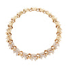 Vintage Tiffany & Co. "Ribbons" choker in 18K gold and platinum with 5.59 CTW diamonds, created in 1989. Full view