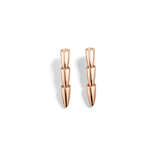 CALLA Drop Earclips - Rose Gold