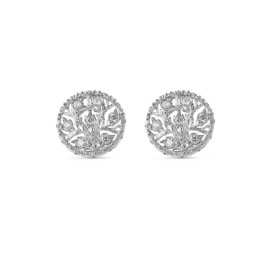 RAMAGE Diamond Button Earrings